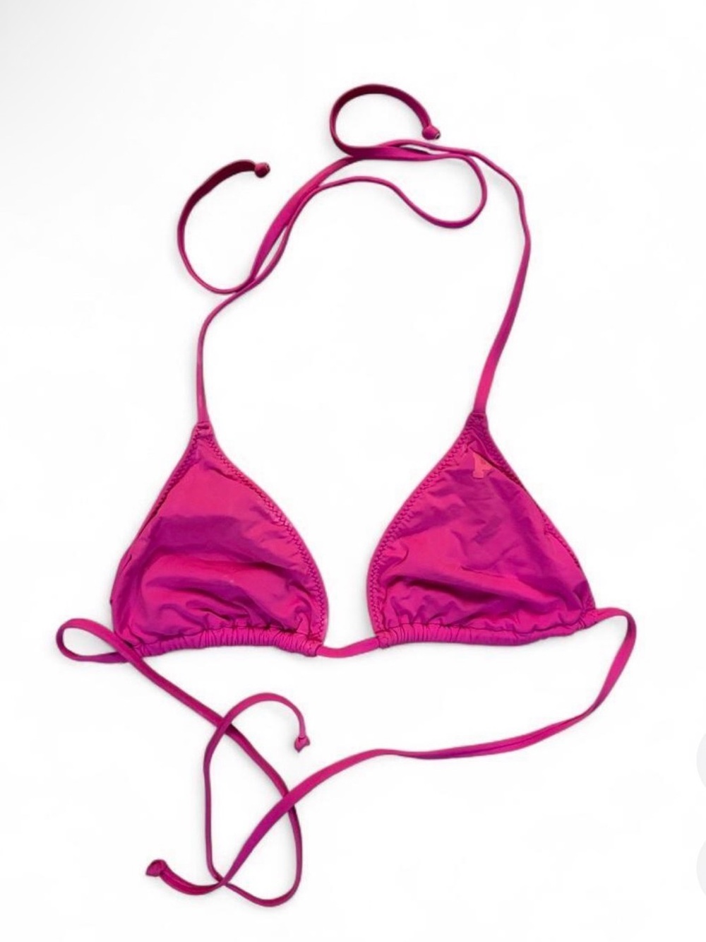 Victoria's Secret Hot Pink Triangle Bikini Top